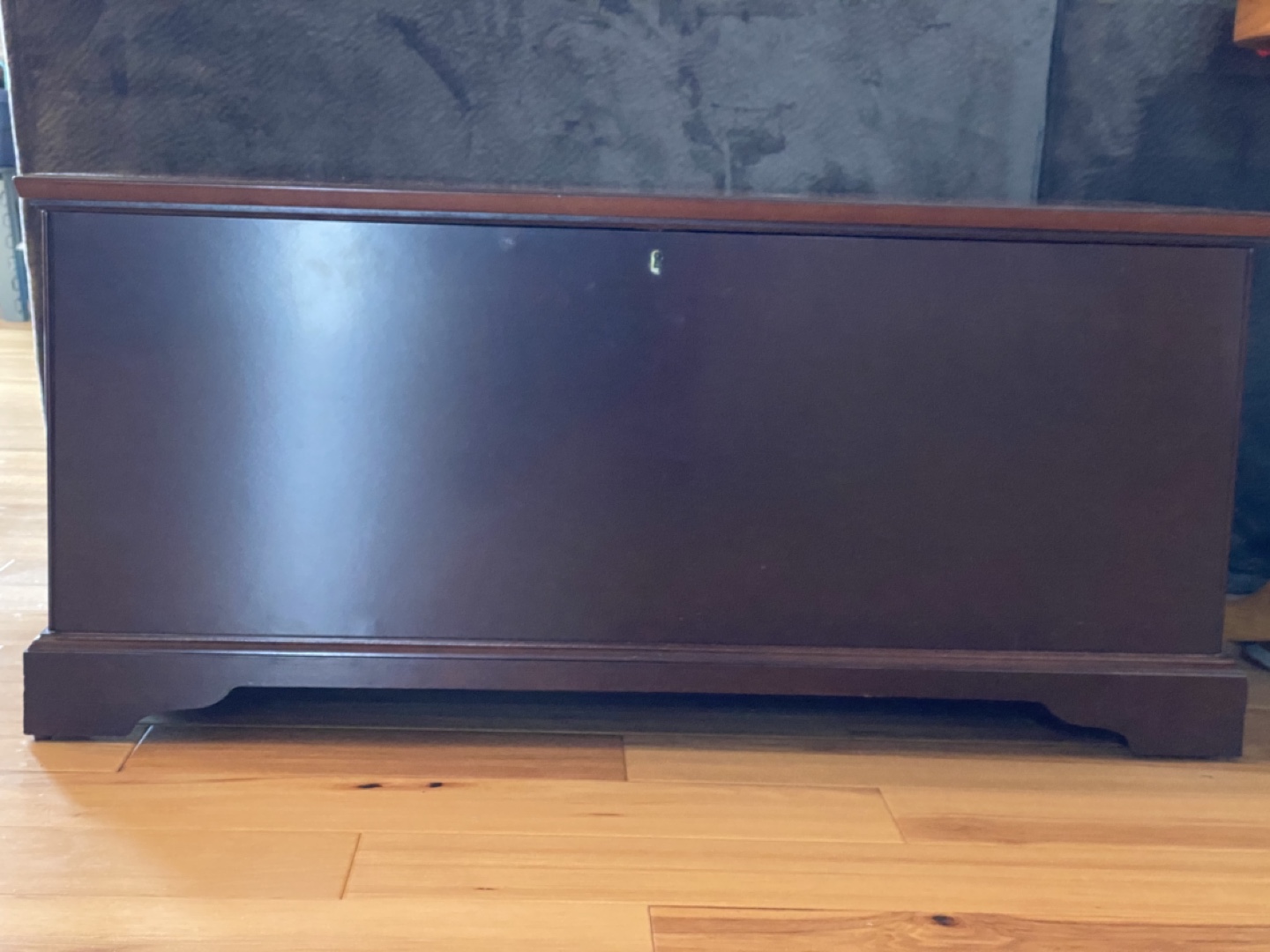 Wooden cedar chest