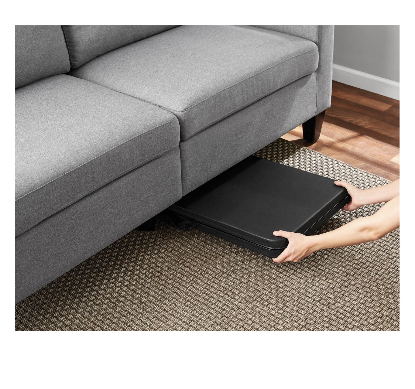 Black Foldable Square Table - photo 3