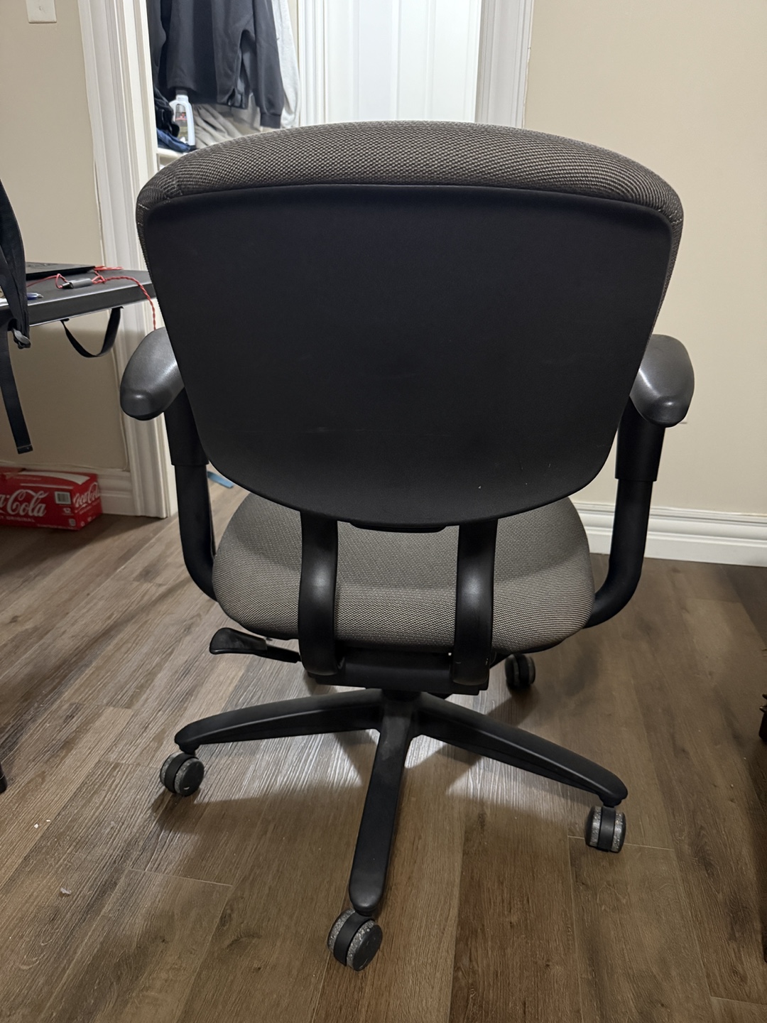 Office Chair - Grey Fabric, Adjustable - photo 4