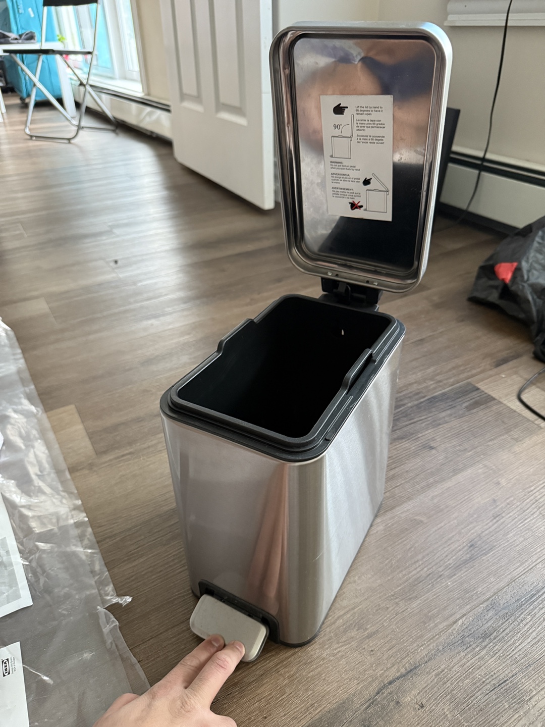 Stainless Steel Step Can - photo 3