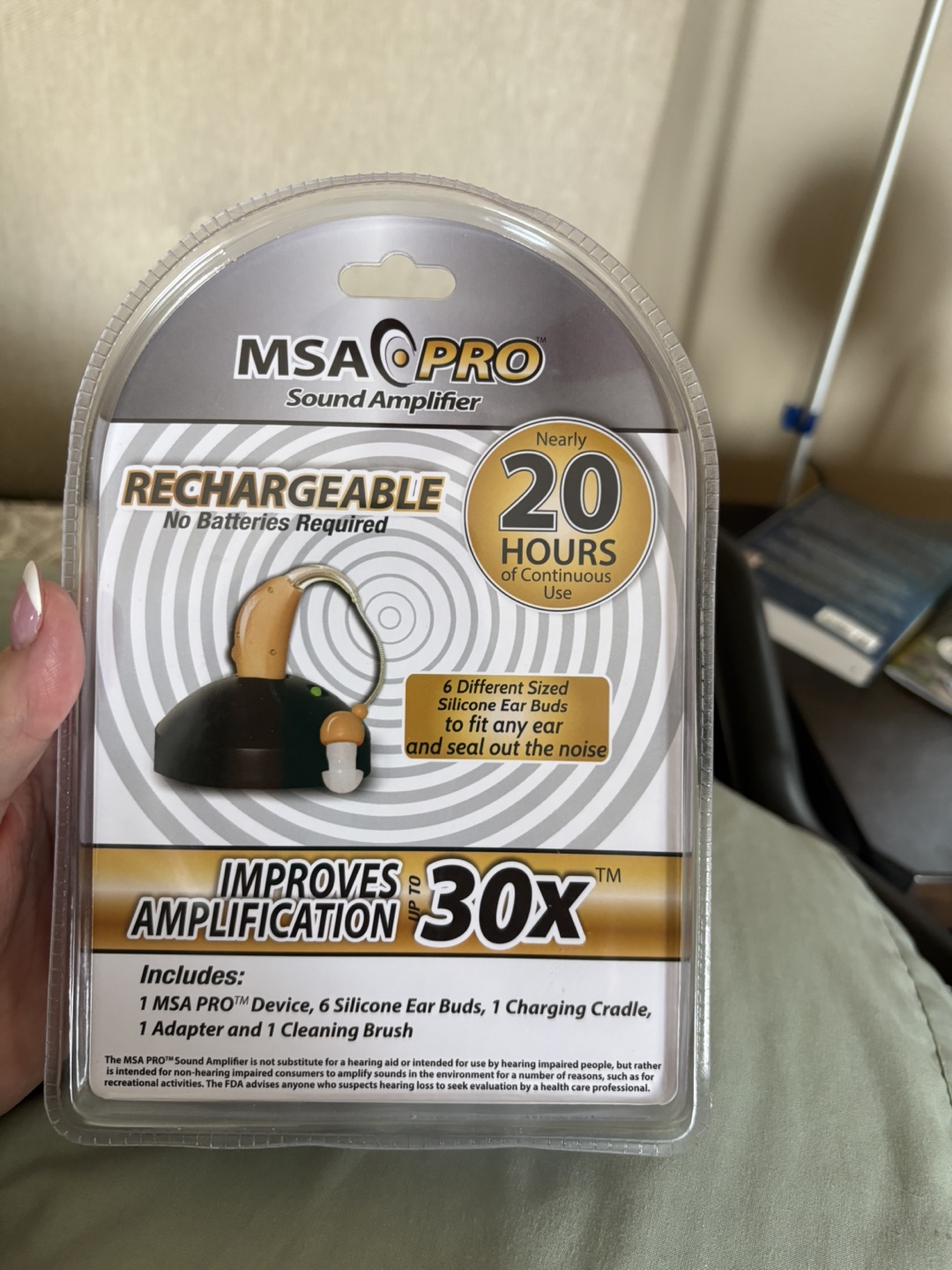 MSA PRO Rechargeable Sound Amplifier - New - photo 4