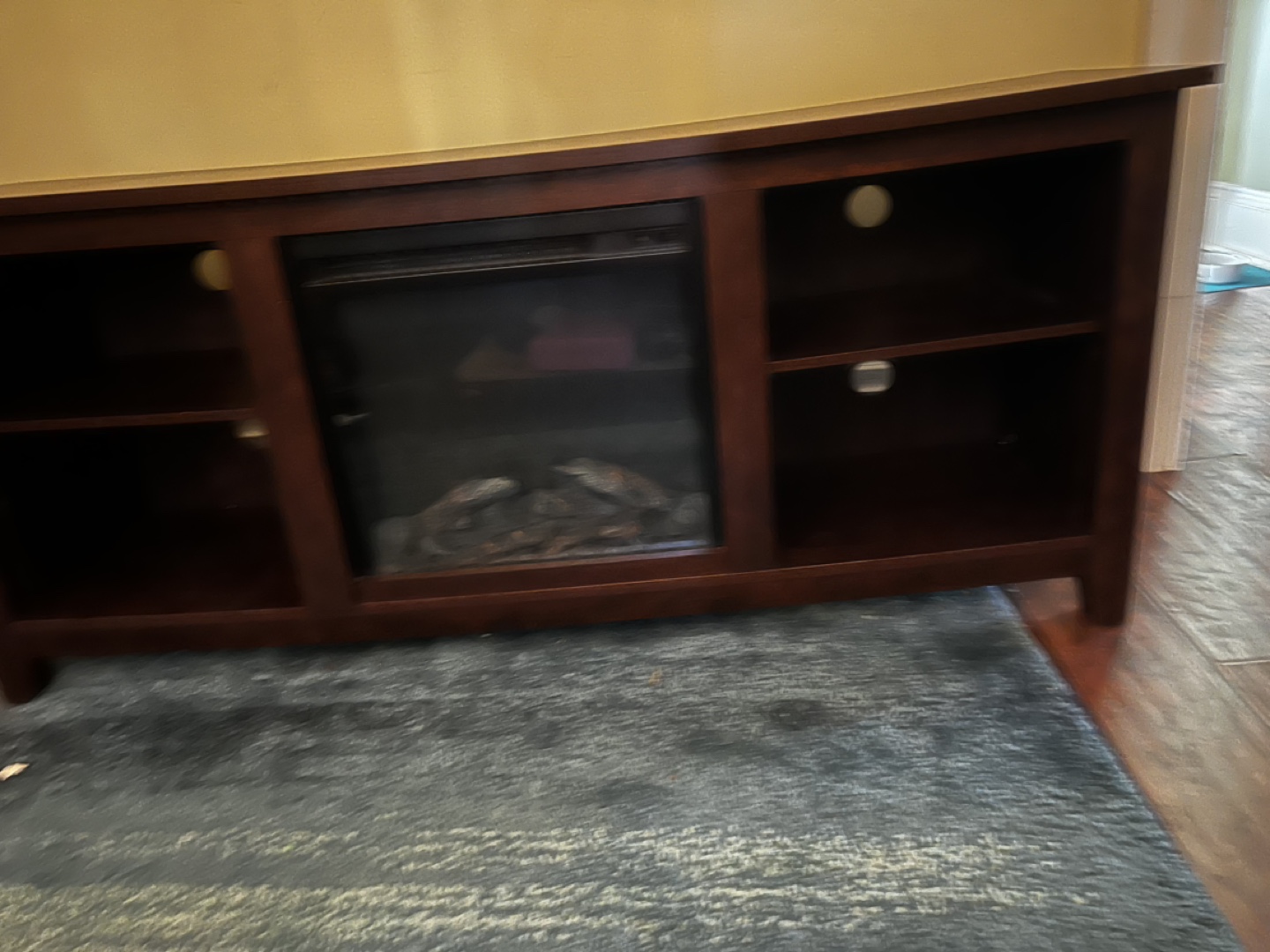 Entertainment Center with Electric Fireplace - photo 2