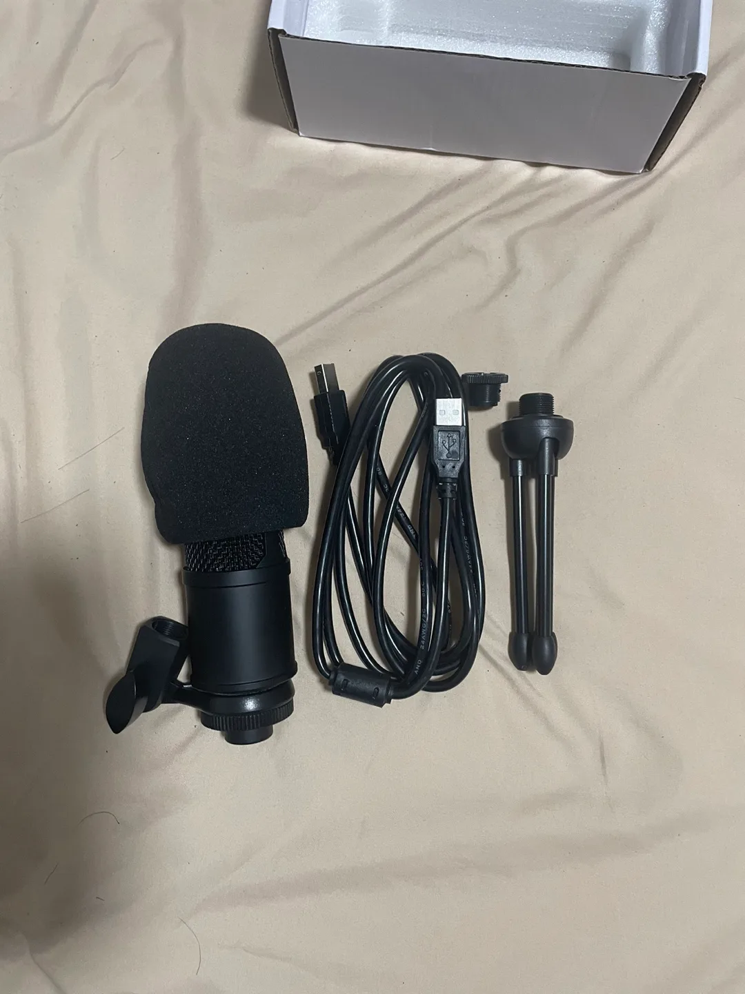 USB Microphone Kit Budbof Condenser image indicator(3)