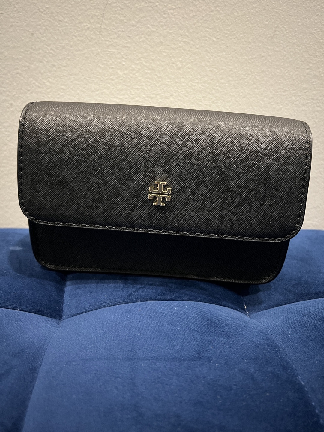 Tory Burch Black Leather Crossbody Bag