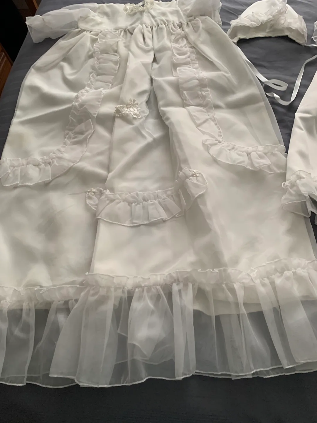 O/S - Adorable Baby Christening Gown Set image indicator(5)