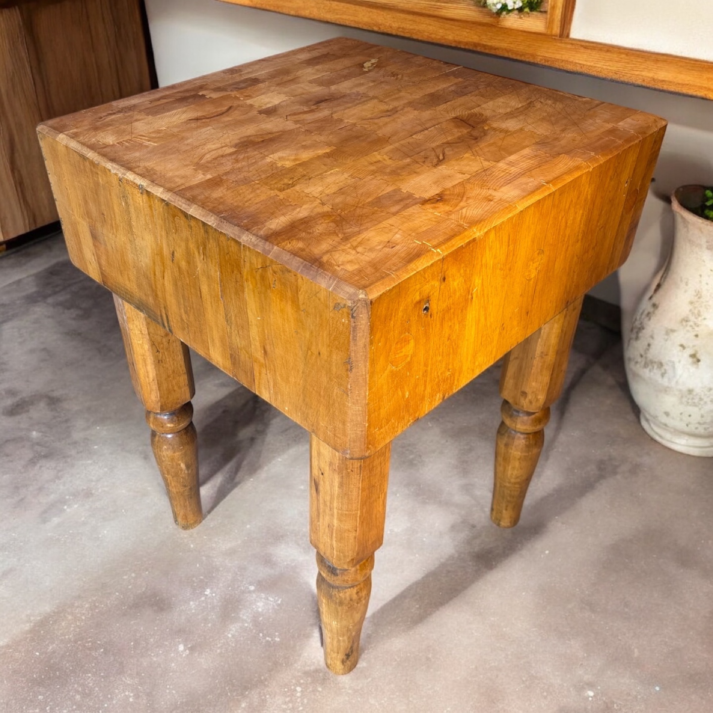 Antique Maple Butcher Block Table in Etobicoke