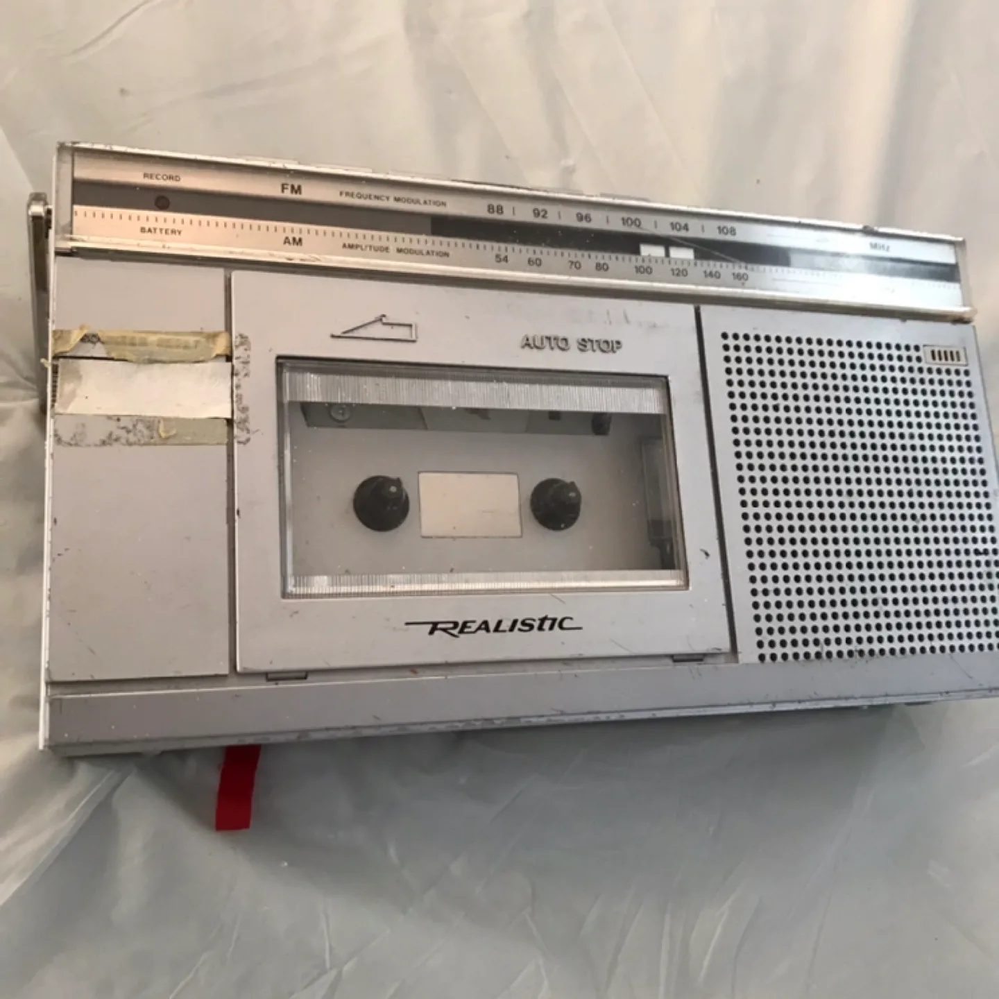 Vintage Realistic Cassette Player Radio thumbnail