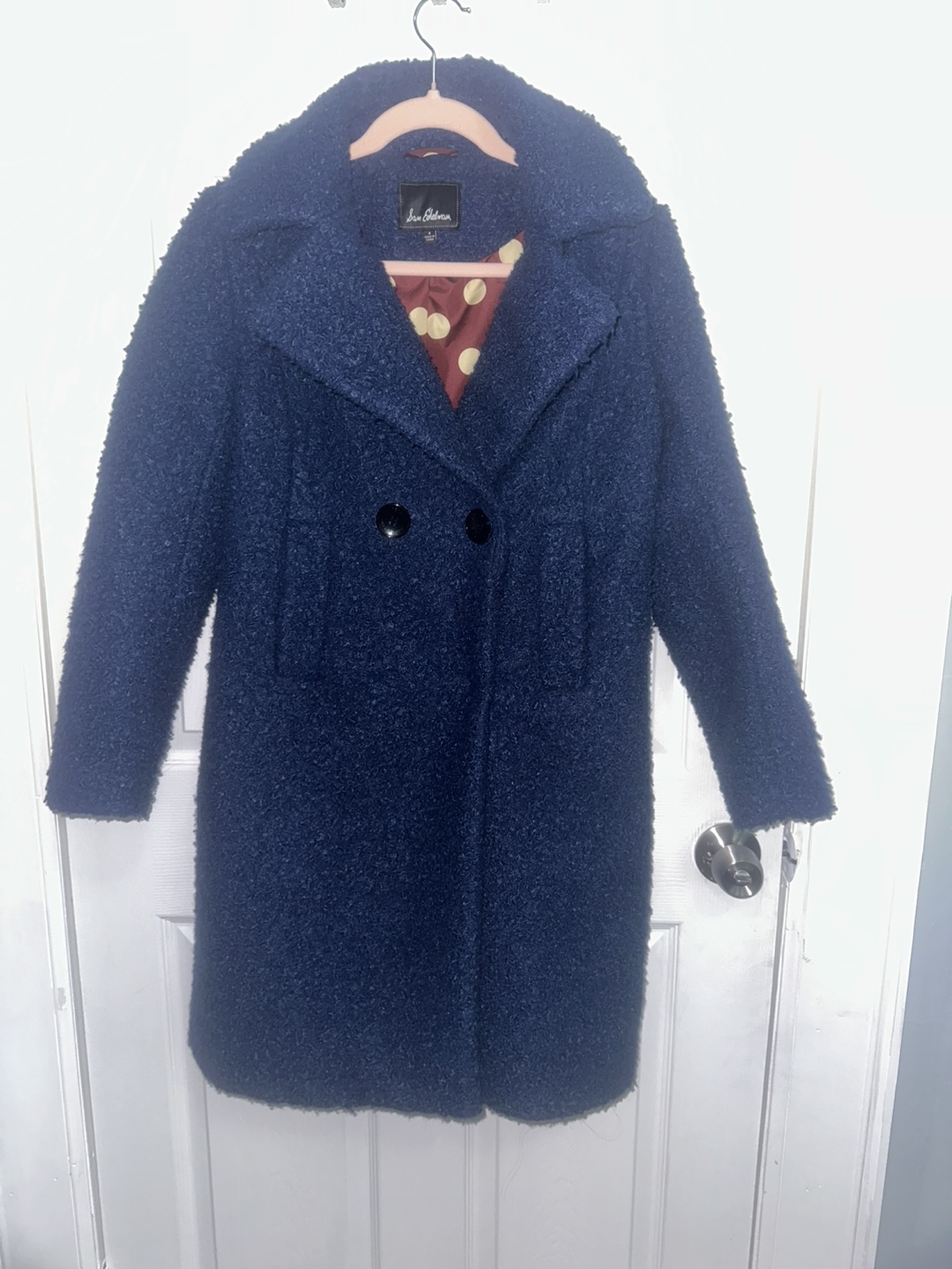 Sam Edelman Double Breasted Boucle Coat