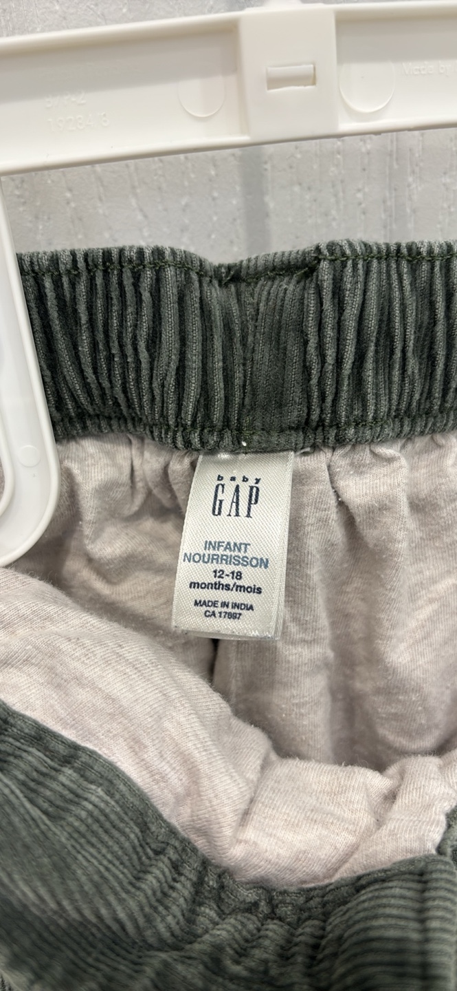 Gap Baby Corduroy Cargo Pants - Size 12-18 Months - photo 3