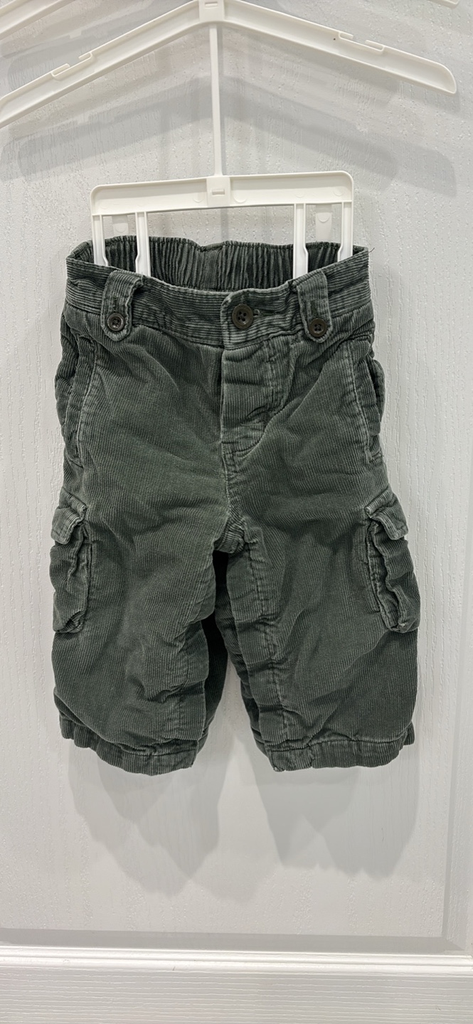 Gap Baby Corduroy Cargo Pants - Size 12-18 Months