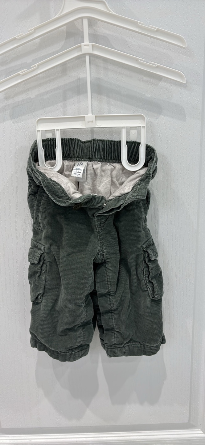 Gap Baby Corduroy Cargo Pants - Size 12-18 Months - photo 2