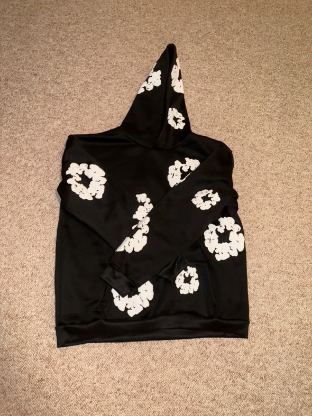 Deniam tears black hoddie