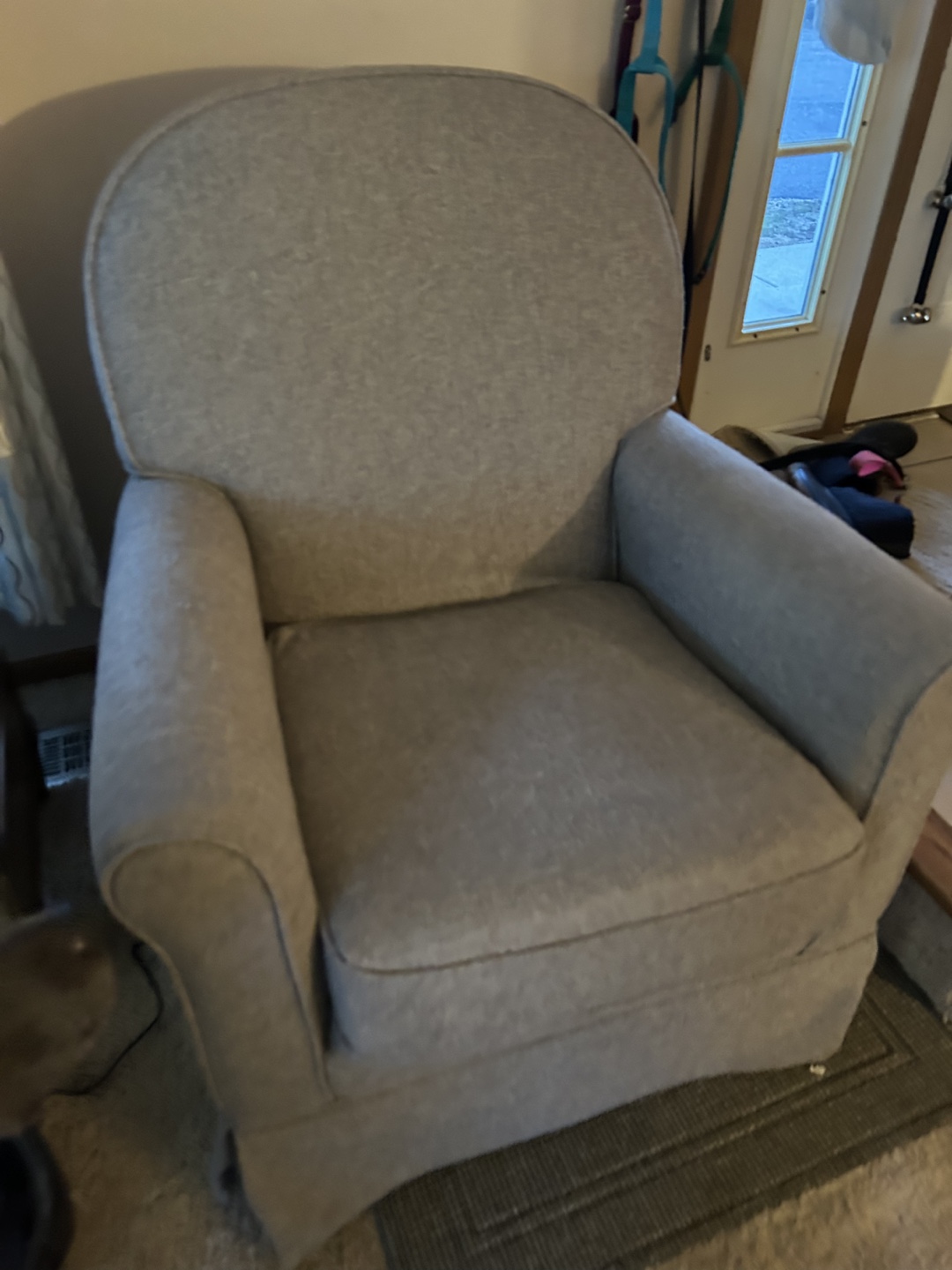Gray Rocking Chair
