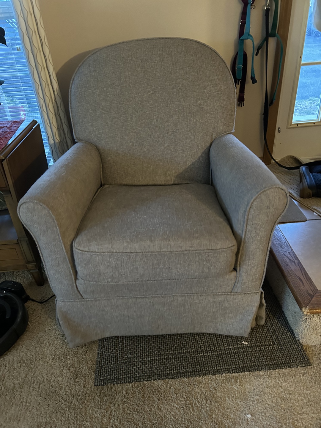 Gray Rocking Chair - photo 2