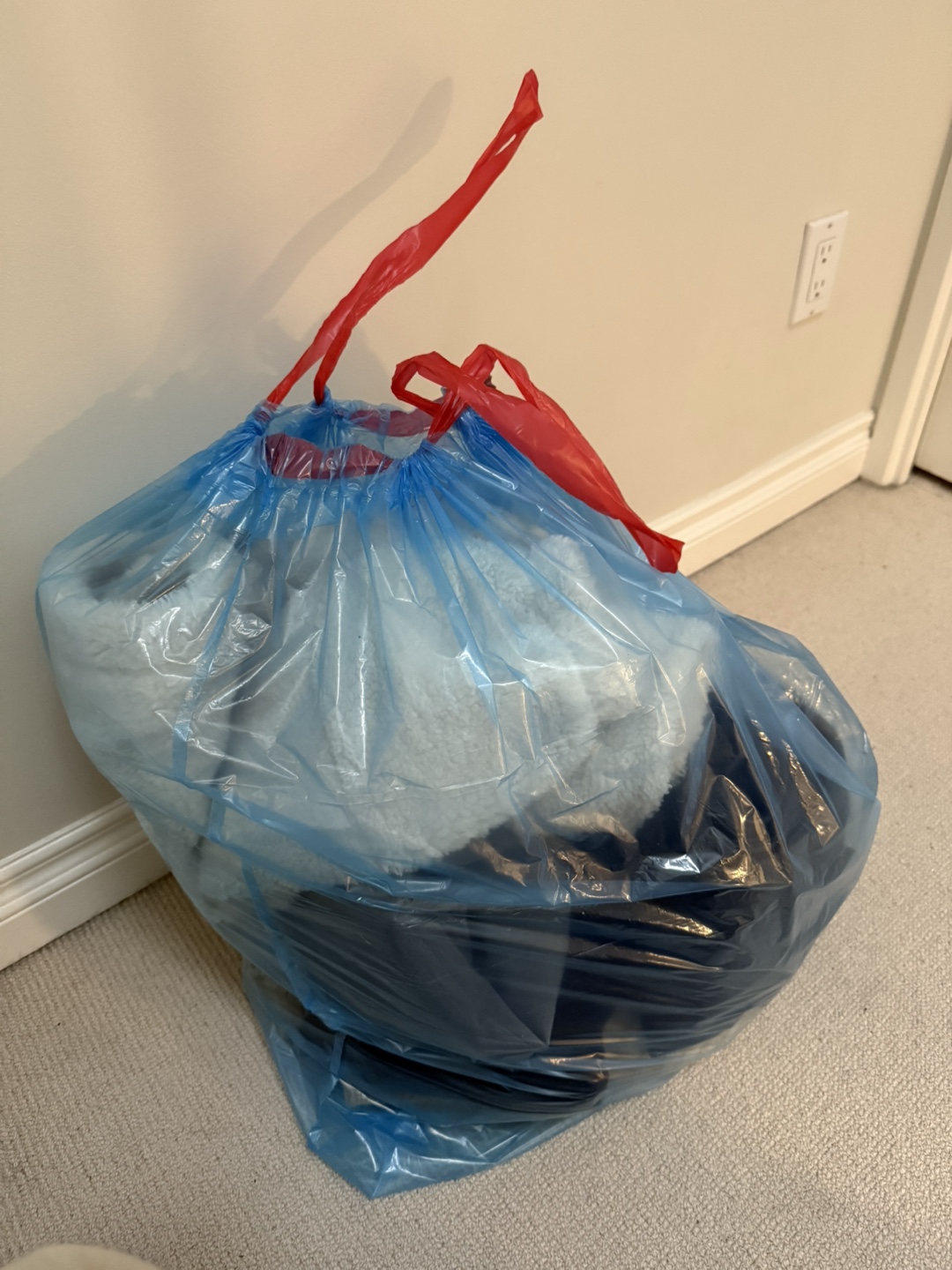 bag of free clothes! sweaters and jackets