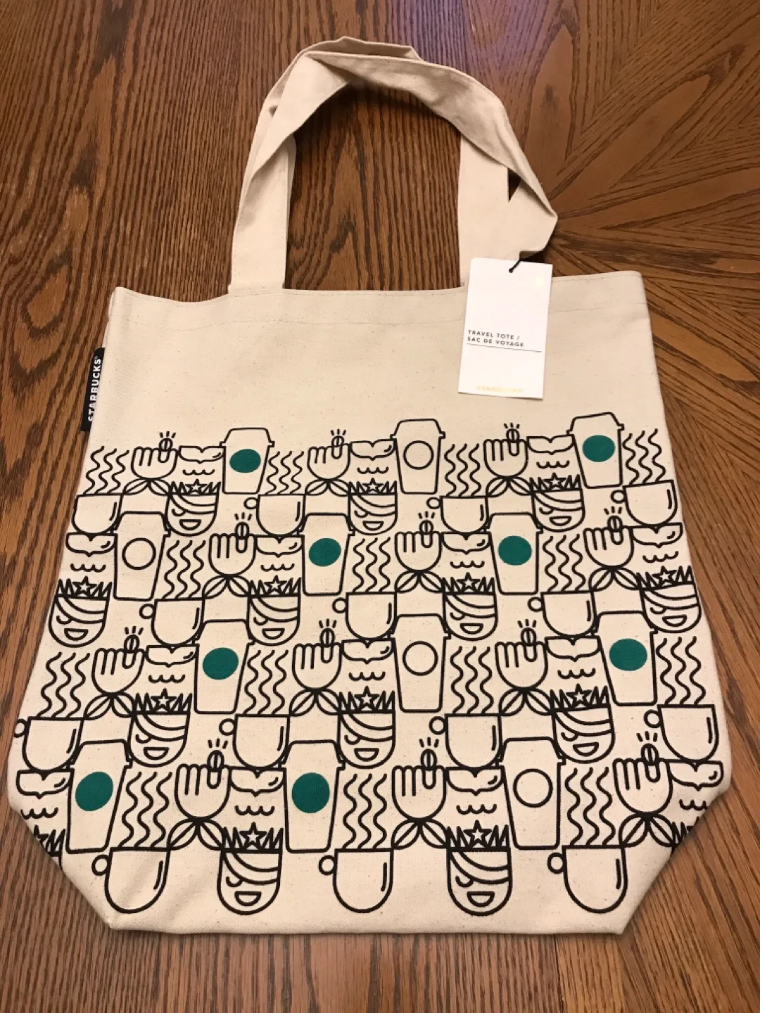 Starbucks Travel Tote Bag - Coffee Cup Design image indicator(3)