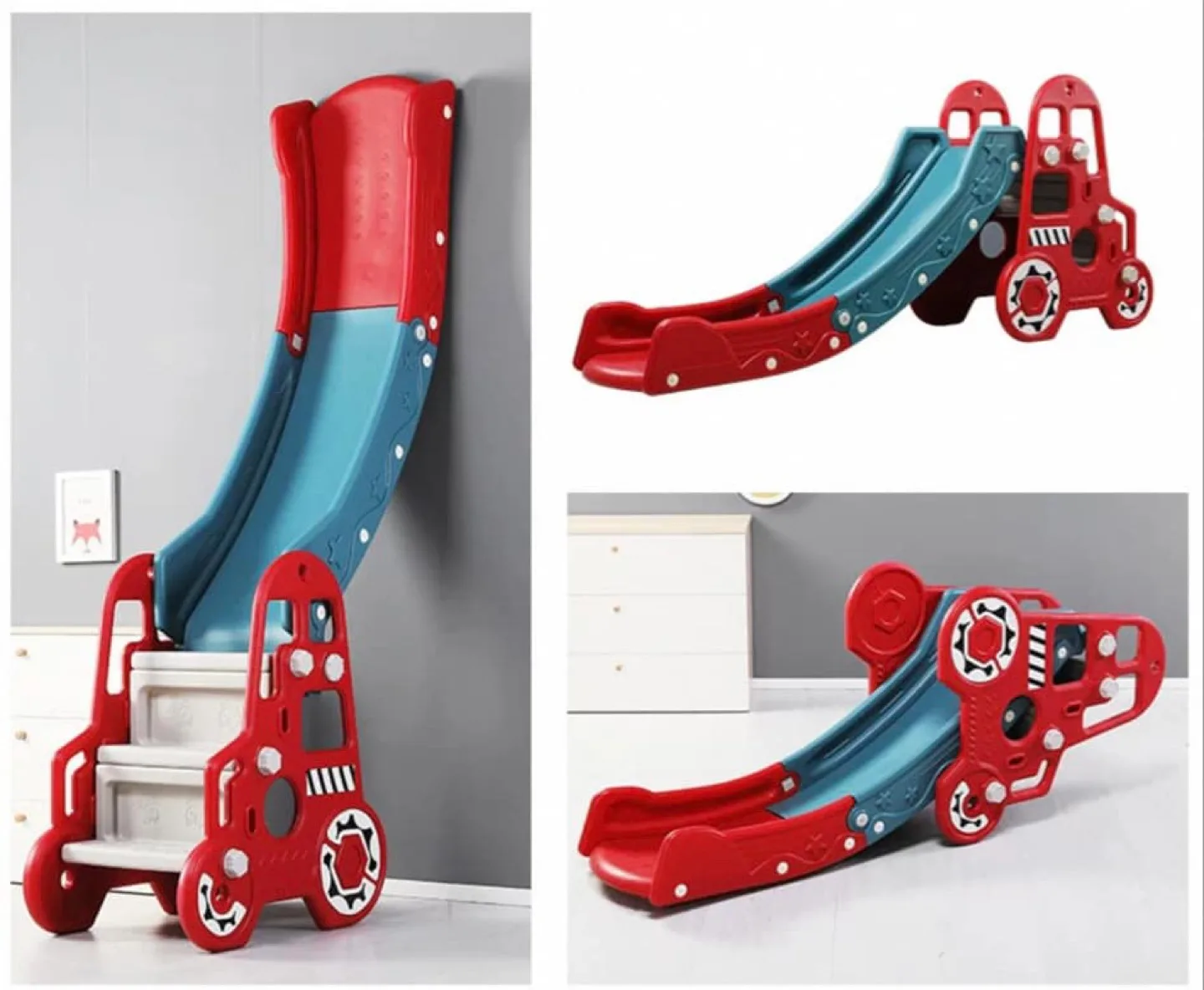 3-in-1 Car Shape Kids Slide: A Fantastic Toddler Toy image indicator(6)