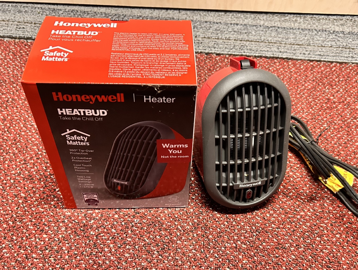 Honeywell HeatBud Personal Heater - photo 2