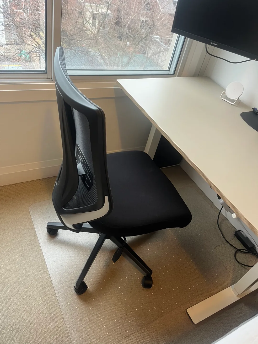 Dual Monitor Desk Setup with Sit/Stand Desk image indicator(6)