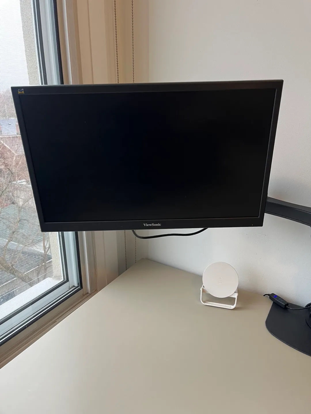 Dual Monitor Desk Setup with Sit/Stand Desk image indicator(3)