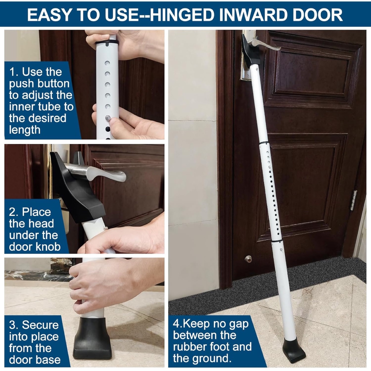 Rerishom Heavy Duty Door Security Bar - photo 5