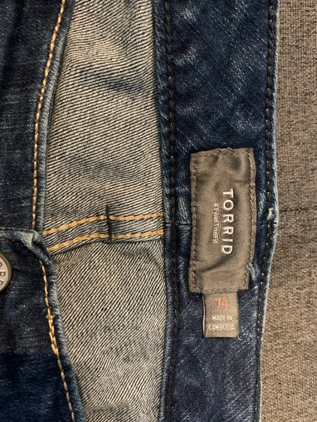 Torrid Women's Size 14 Denim Shorts image indicator(3)