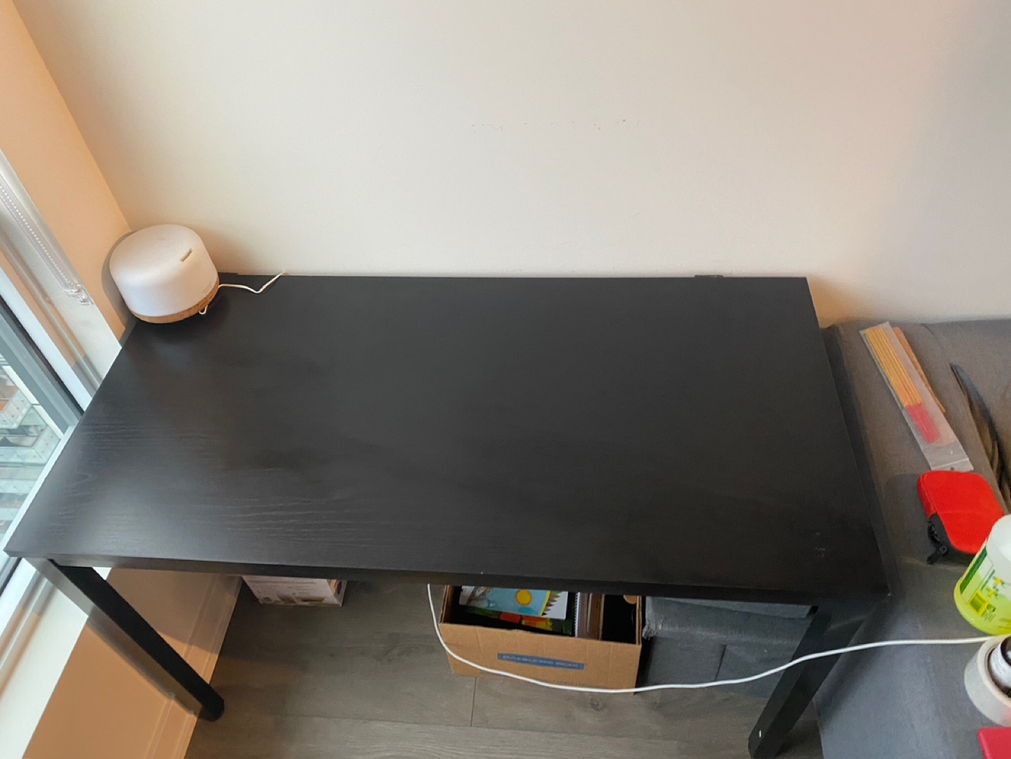 Black rectangular desk - photo 2