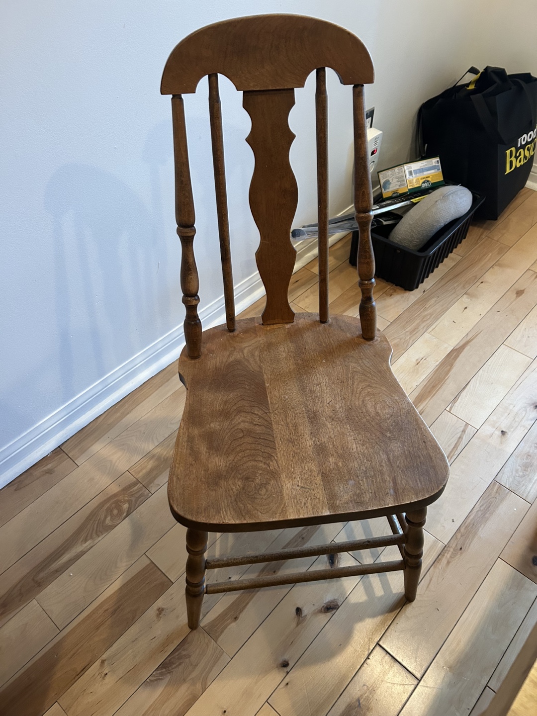 Wooden Dining Table and Three Chairs Set - photo 3