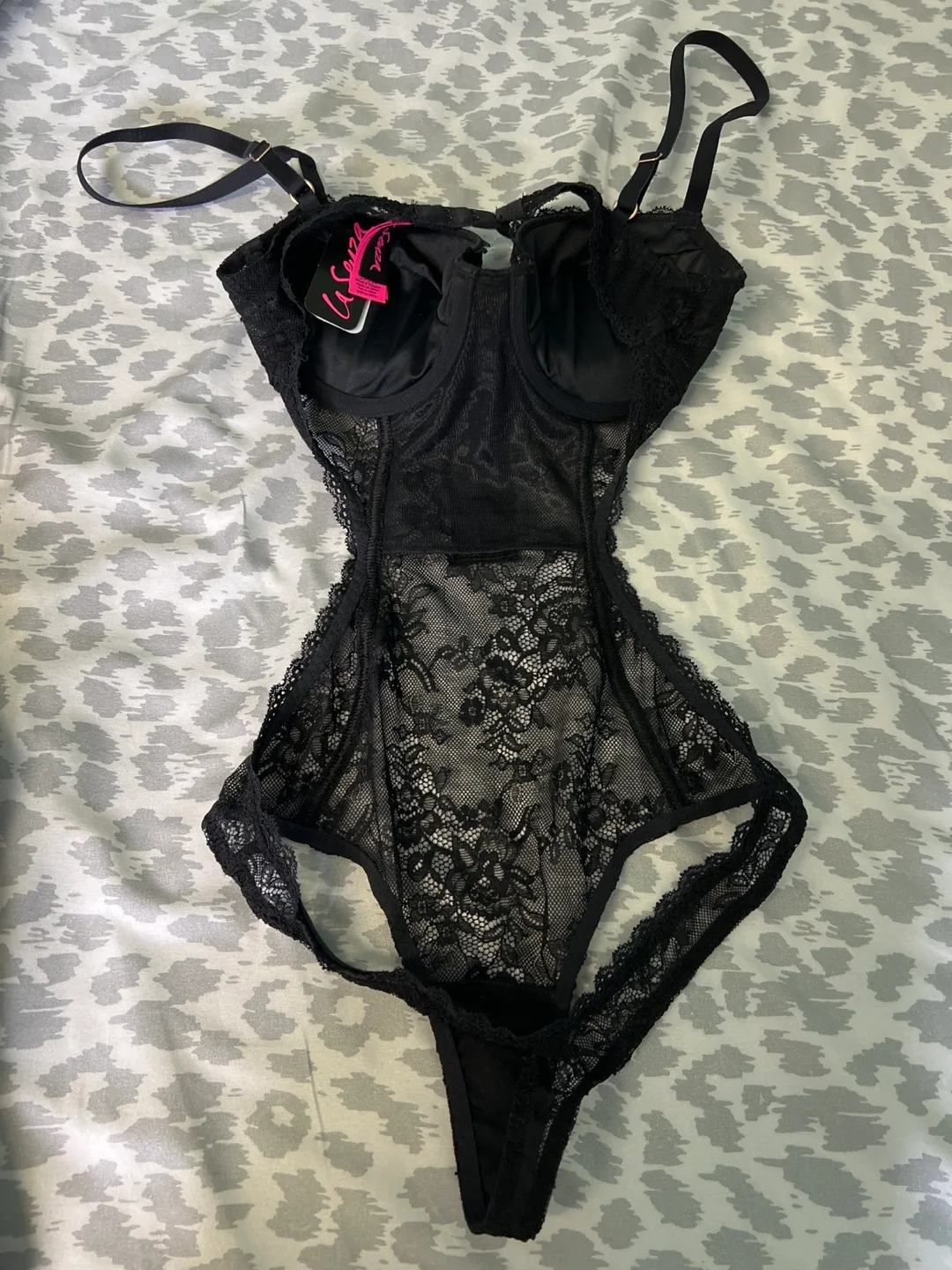 Lace-up Black Bodysuit -  XS/TP image indicator(2)