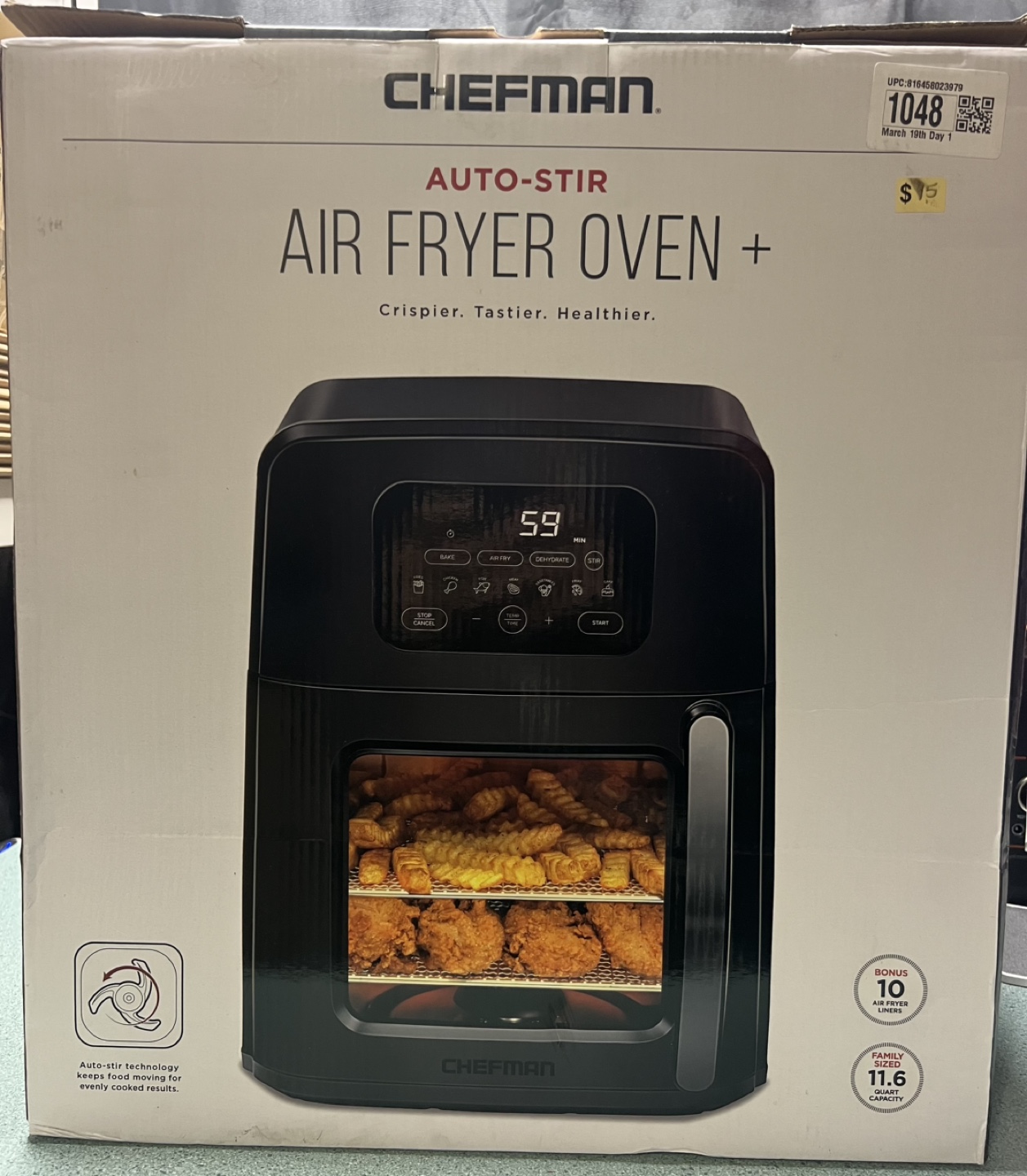Chefman Auto-Stir Air Fryer Oven+