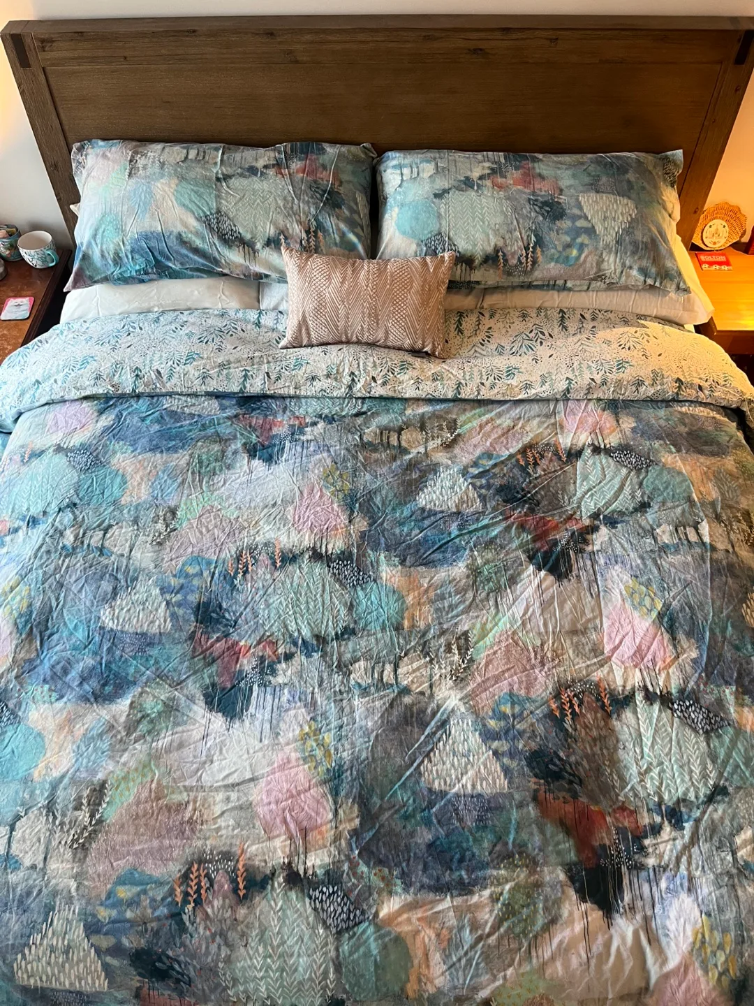 Structube King Size Bed Frame & Mattress image indicator(2)