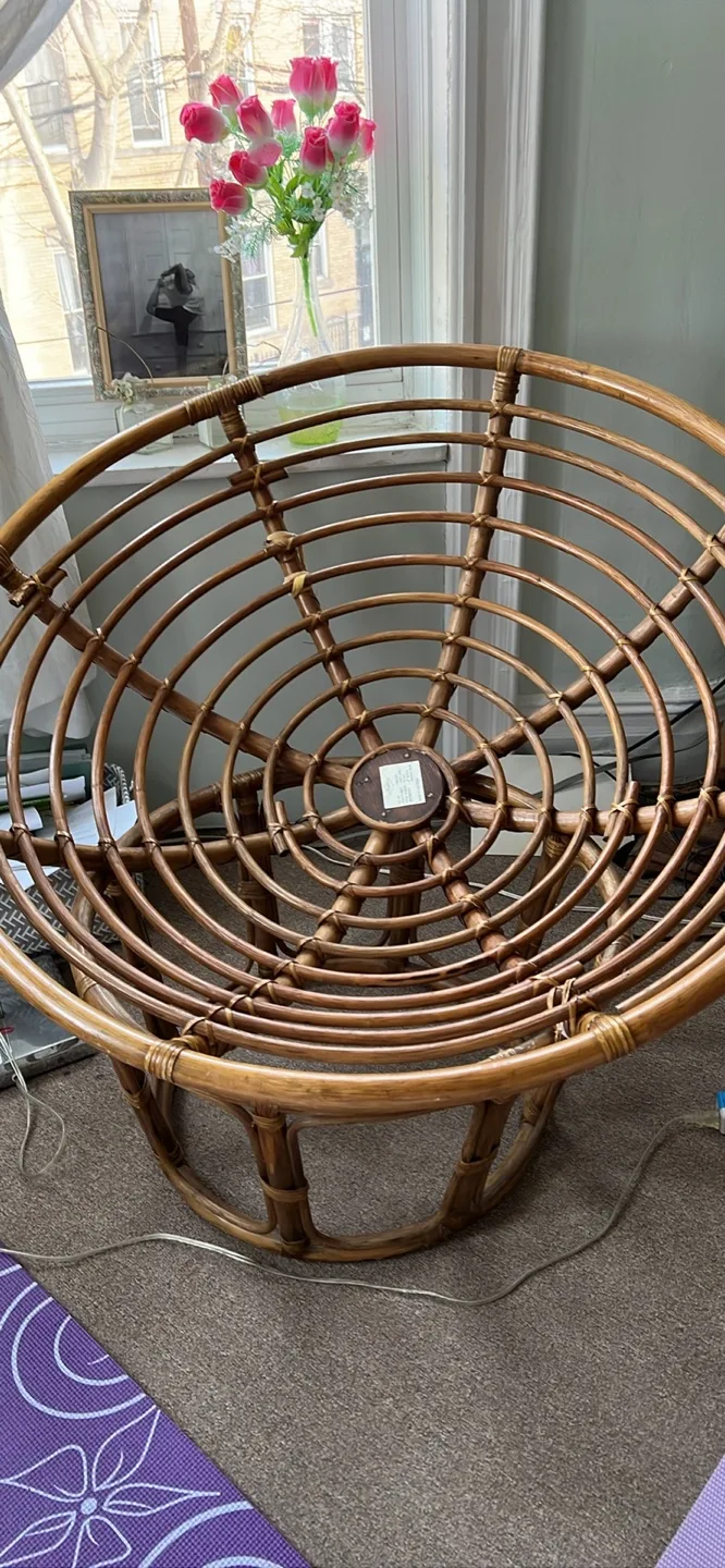 45” Pottery Barn Teen Papasan Chair image indicator(3)