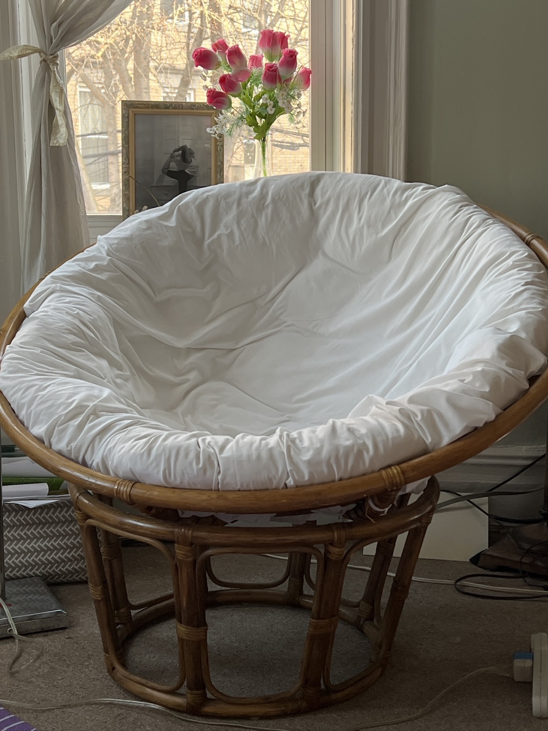 45” Pottery Barn Teen Papasan Chair - photo 2
