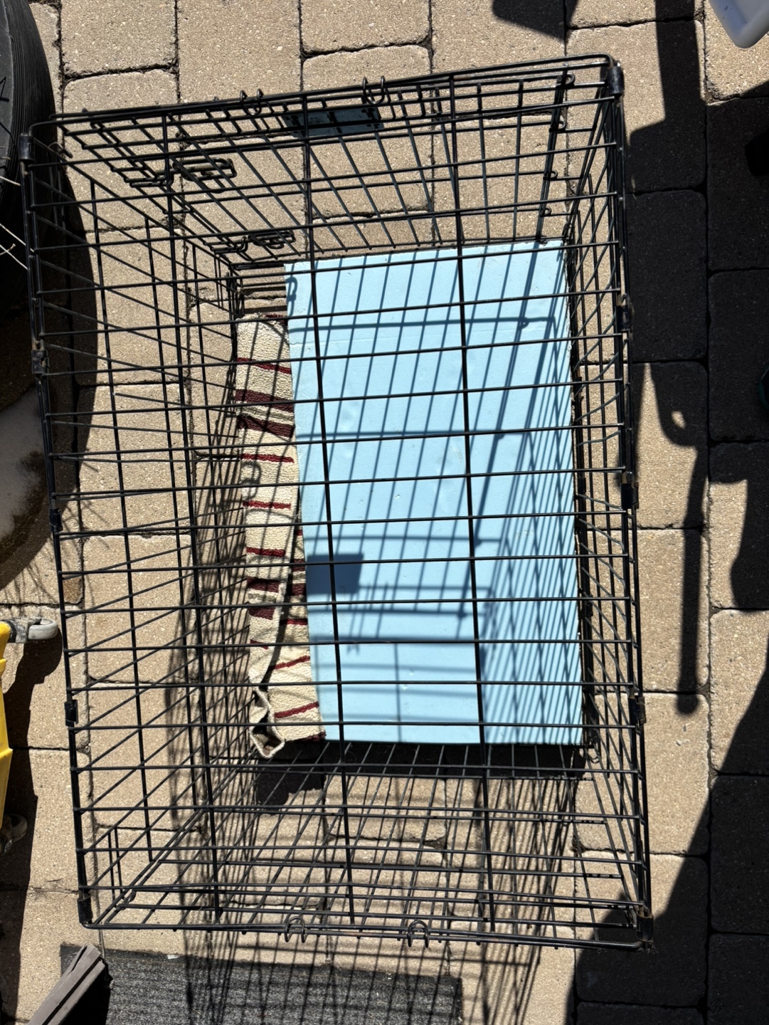 Black wire dog crate - photo 3