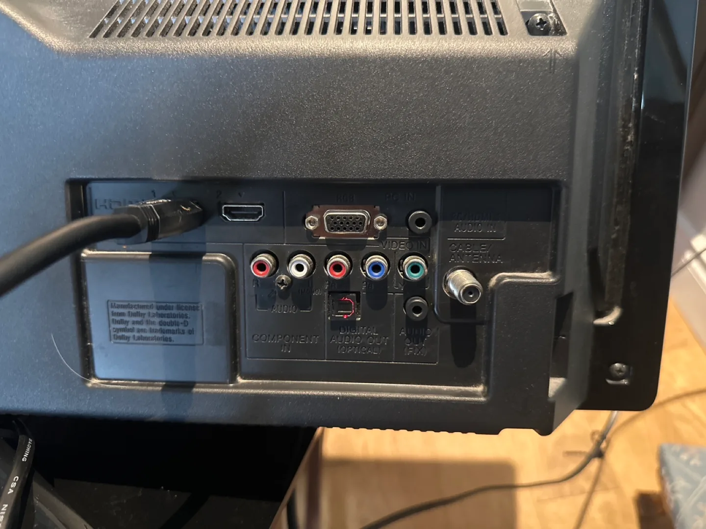 32 inch Sony Bravia LCD HDTV image indicator(3)