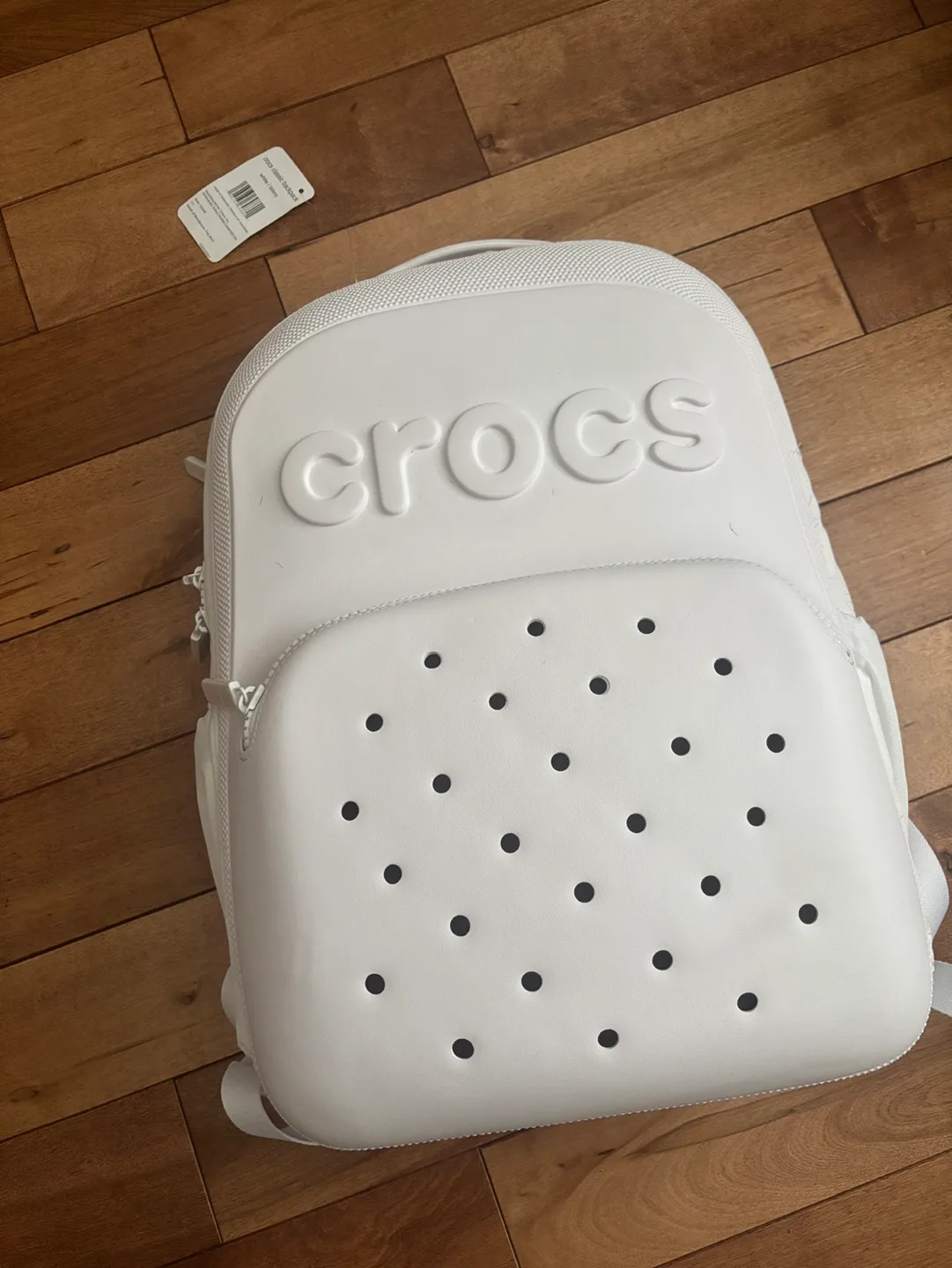 Crocs White Backpack thumbnail