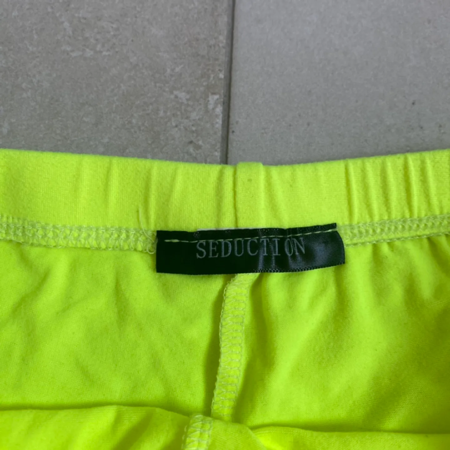 Neon Yellow Bike Shorts image indicator(2)