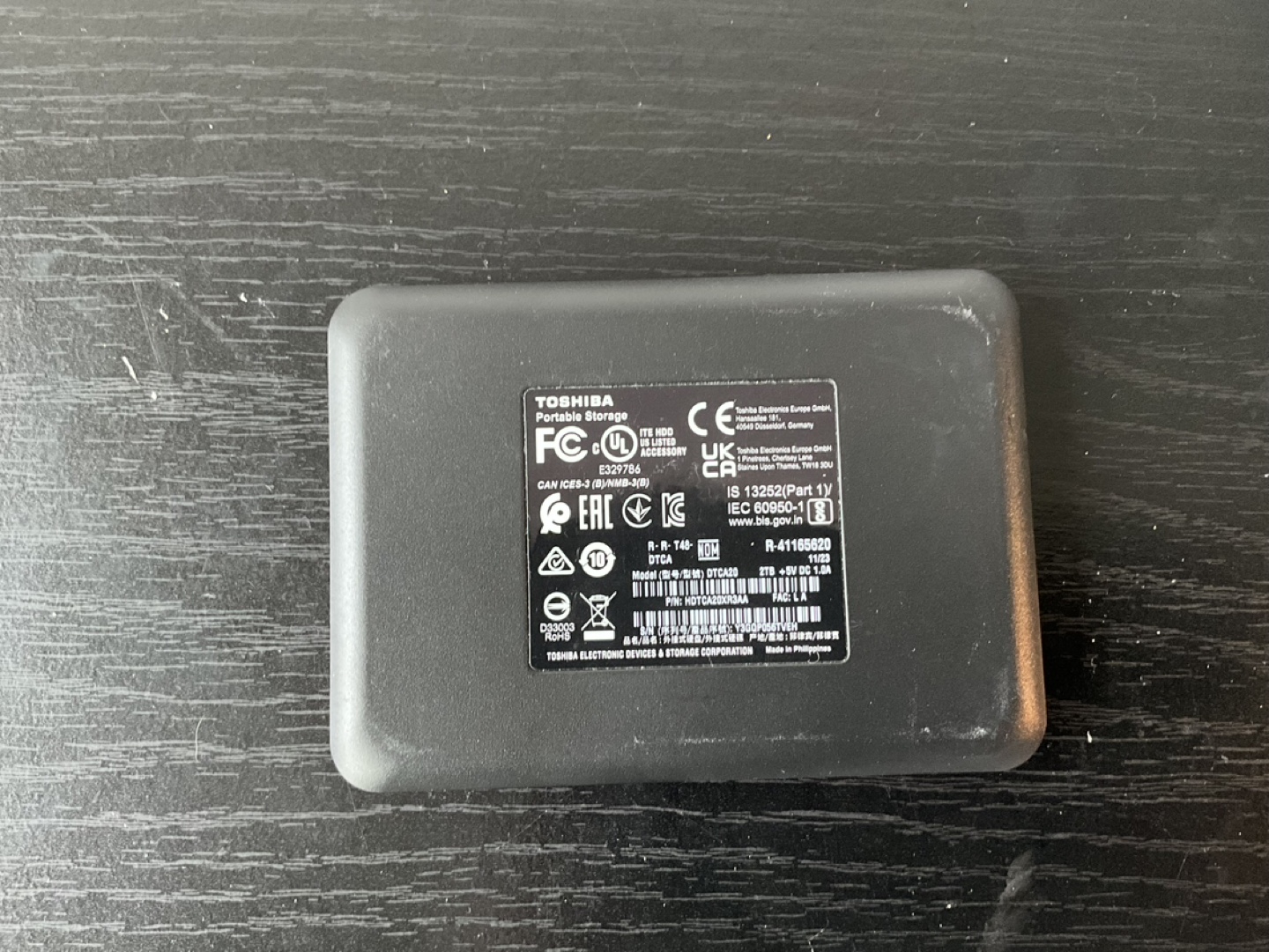 Toshiba Portable Storage Device - Red - photo 2