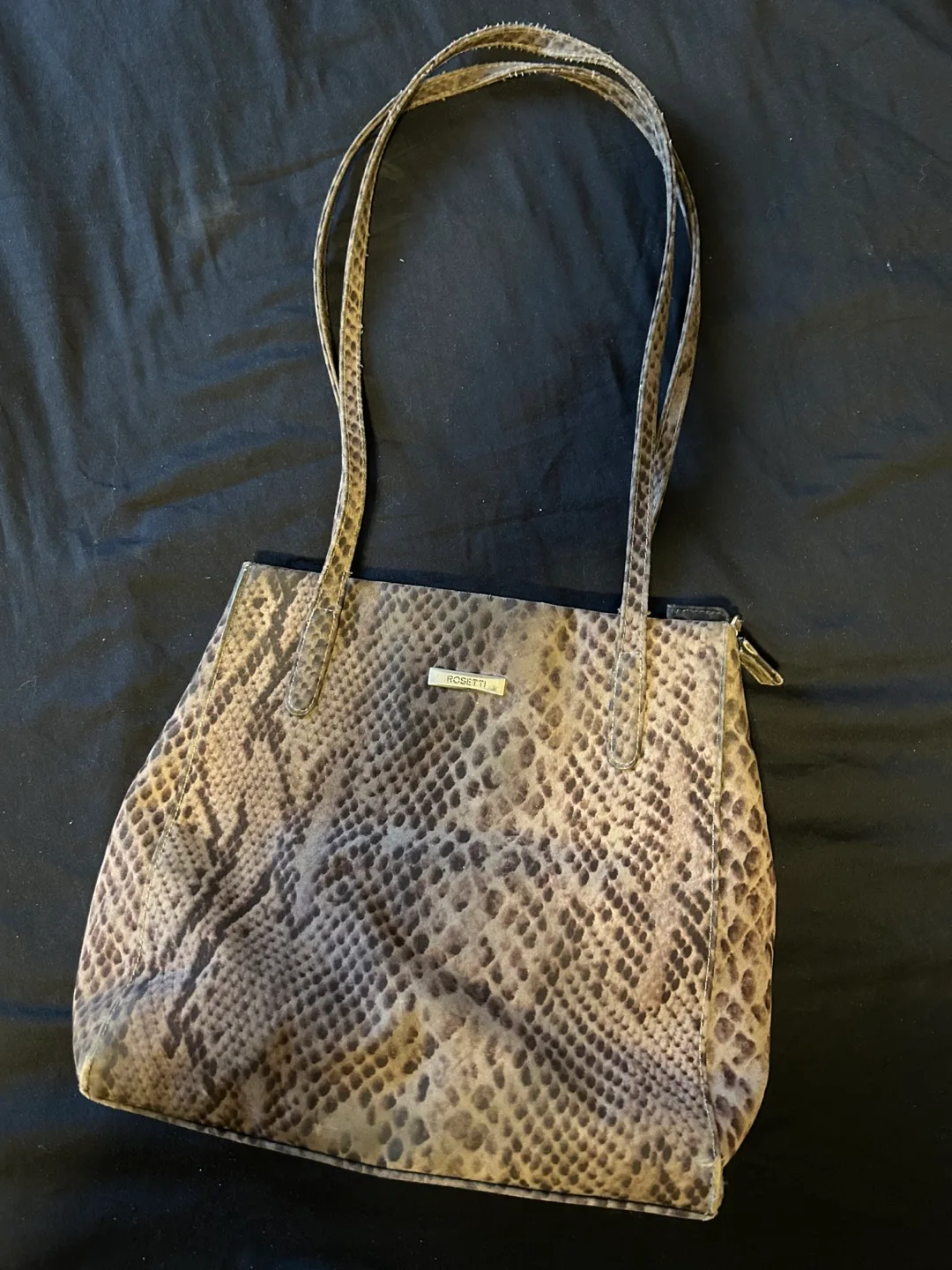 Rossetti Snakeskin Tote Purse thumbnail