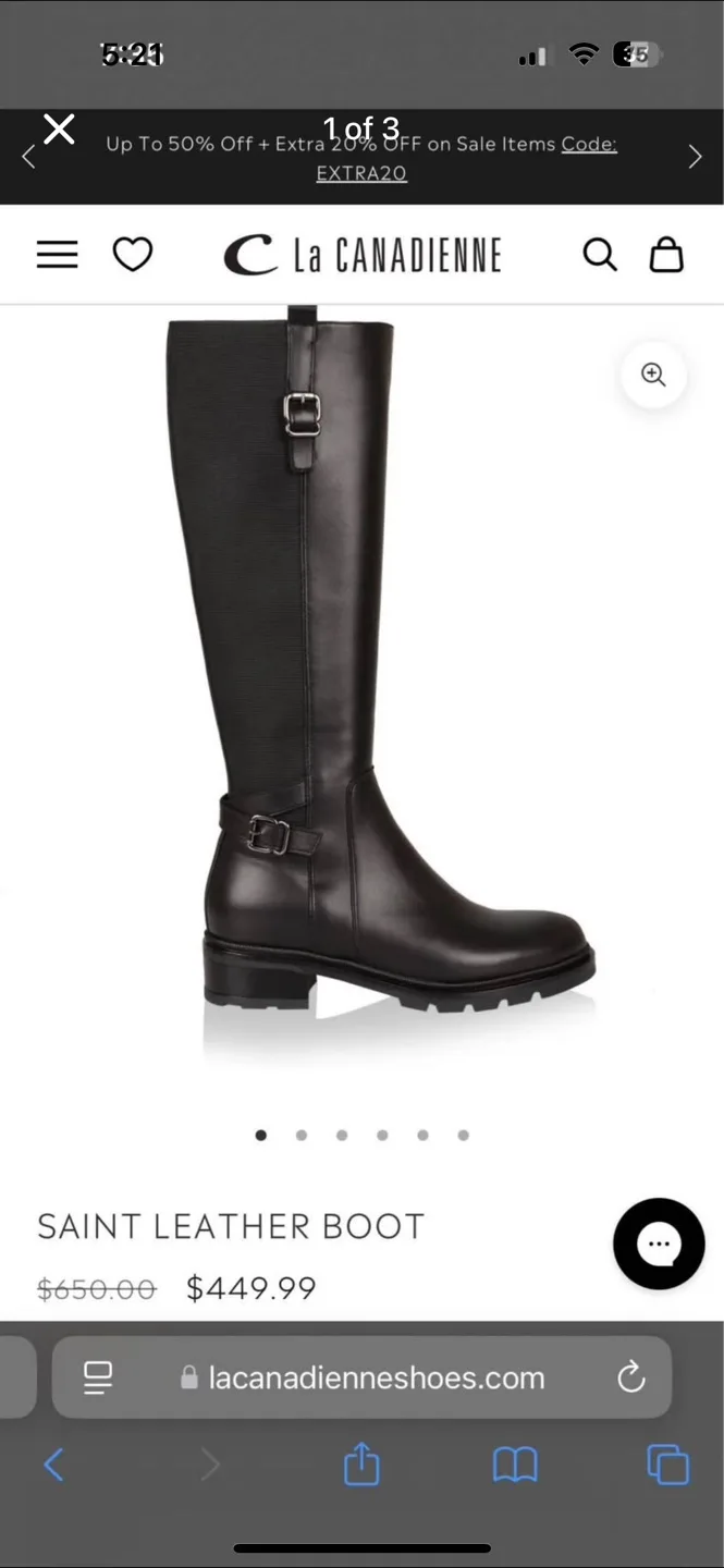 La Canadienne Leather Boots thumbnail