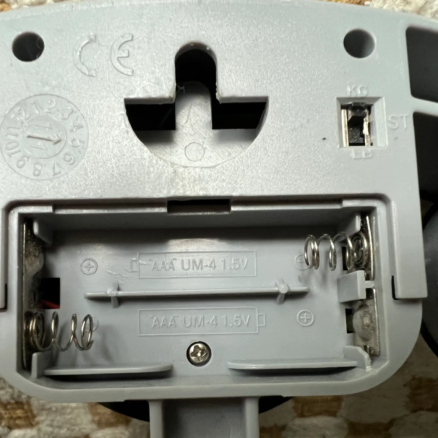 Analog Wall Clock with Digital Scale #freecycle image indicator(4)