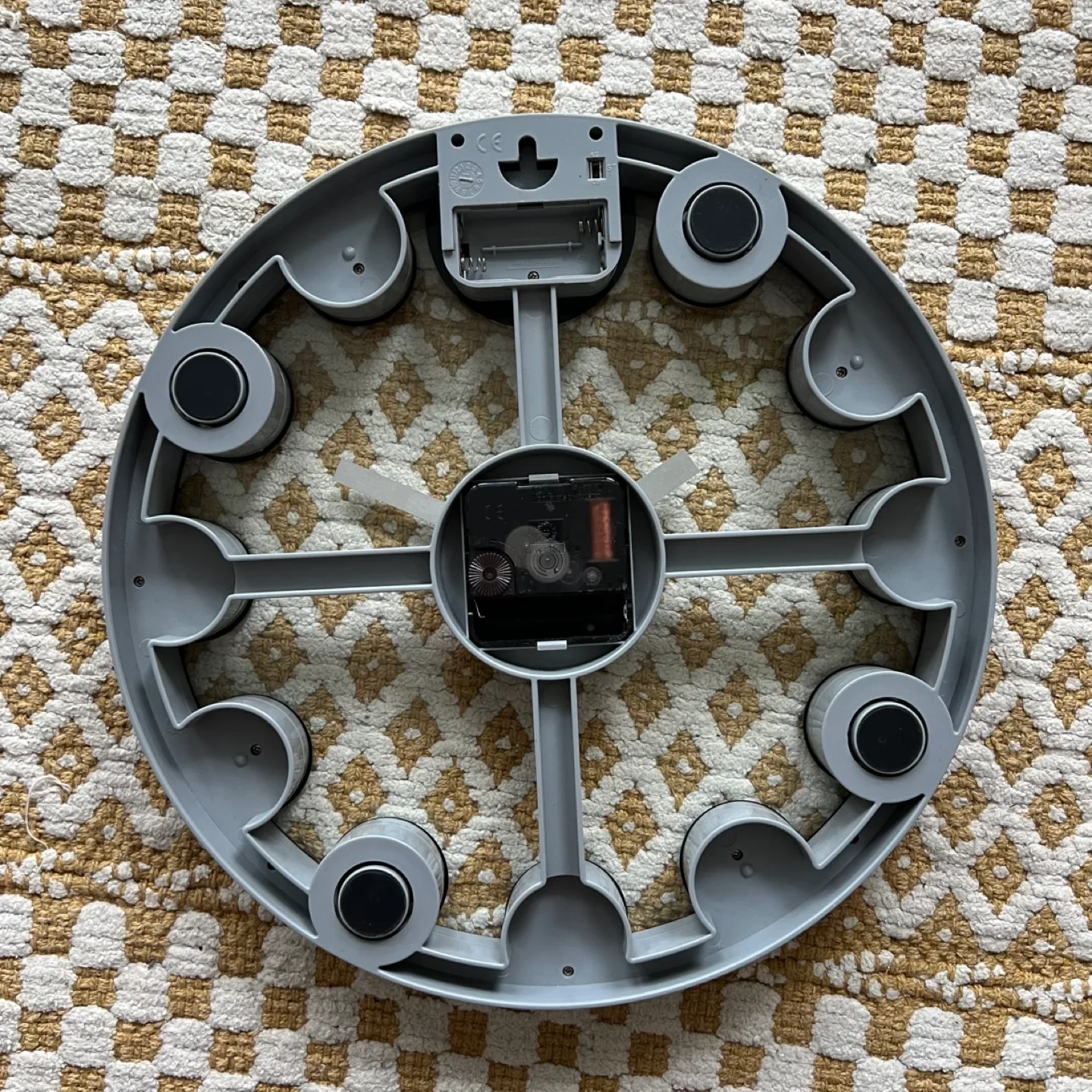 Analog Wall Clock with Digital Scale #freecycle image indicator(2)