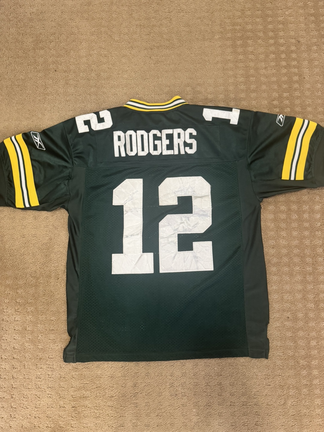 Green Bay Packers #12 Aaron Rodgers Reebok Jersey
