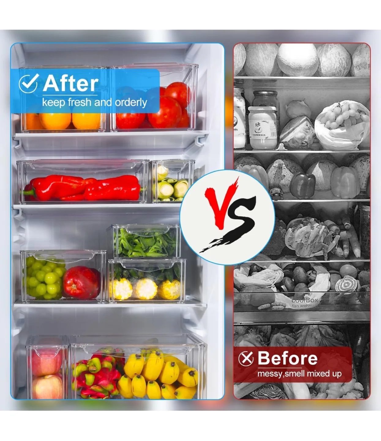 Fridge organizers - 10 pack (used less than 1 month) image indicator(6)