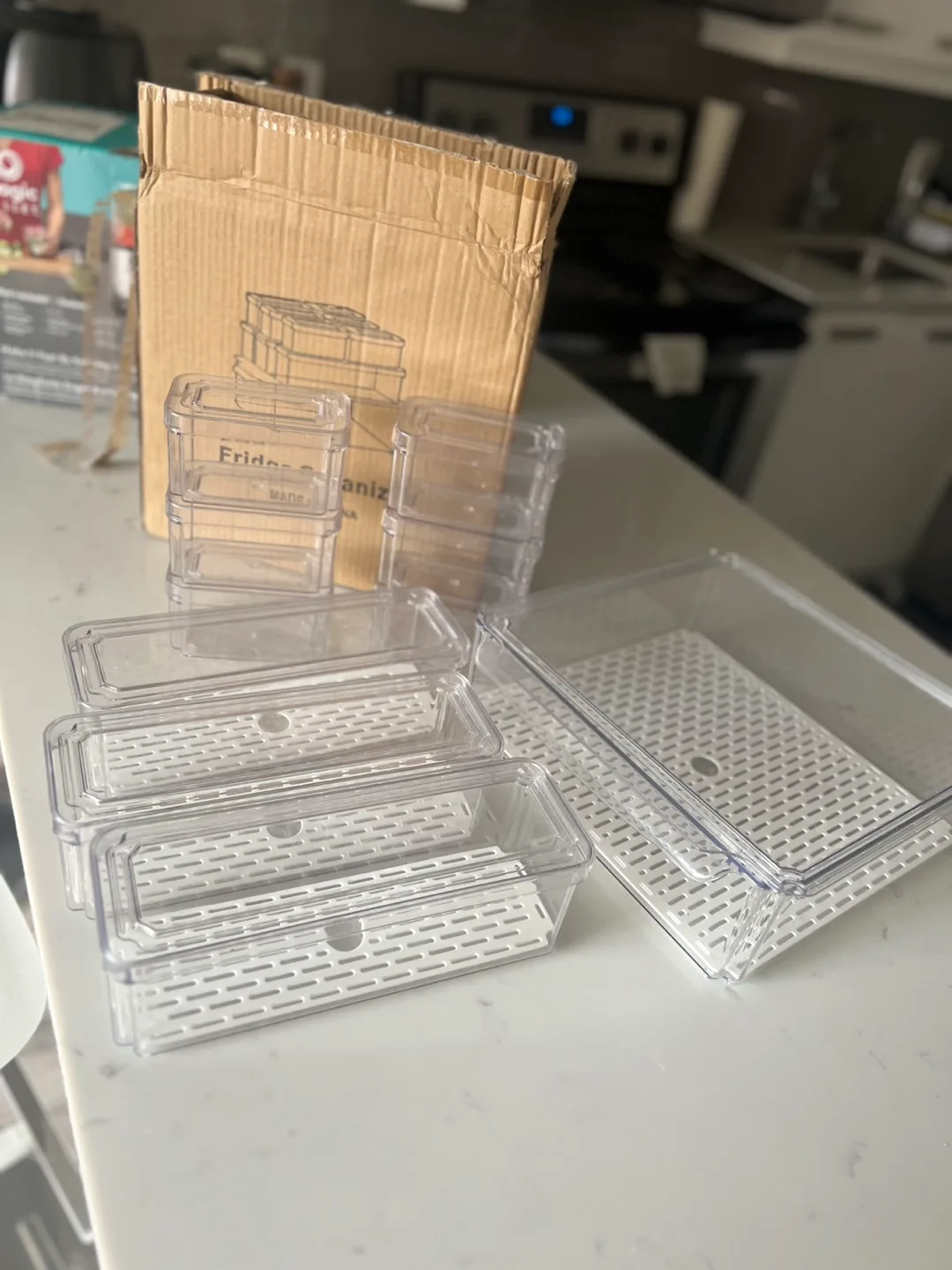 Fridge organizers - 10 pack (used less than 1 month) image indicator(3)