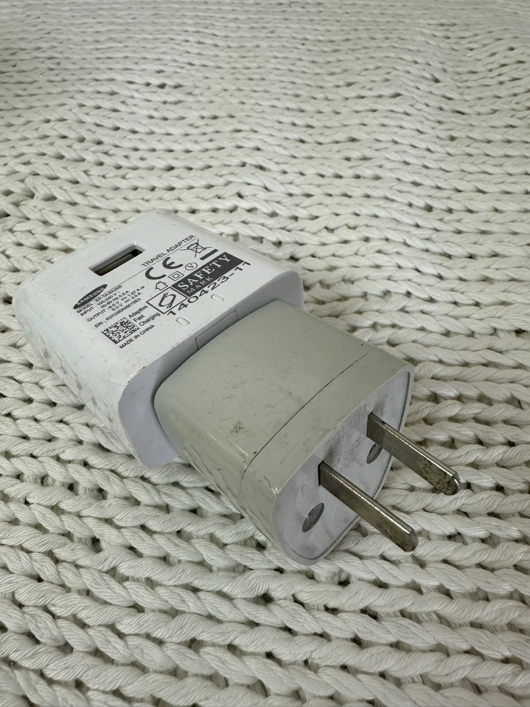 🌸 Samsung Travel Adapter USB with UK Power Plug #freecycle image indicator(7)