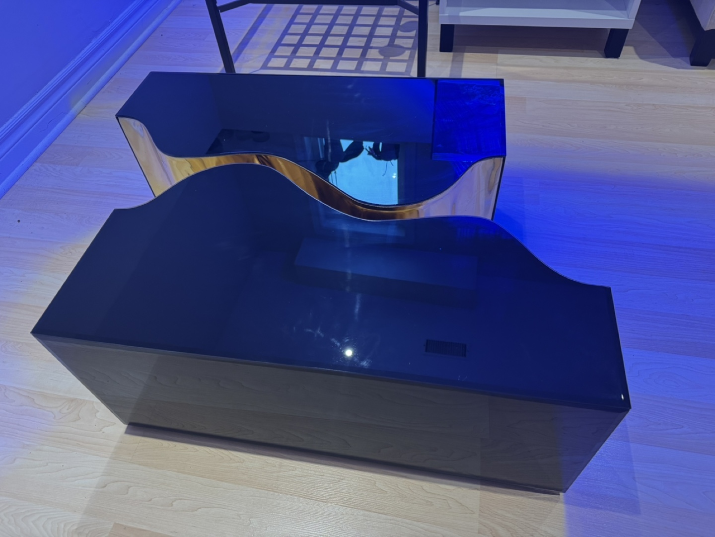 Modern Gold and Black Coffee Table Set - photo 2