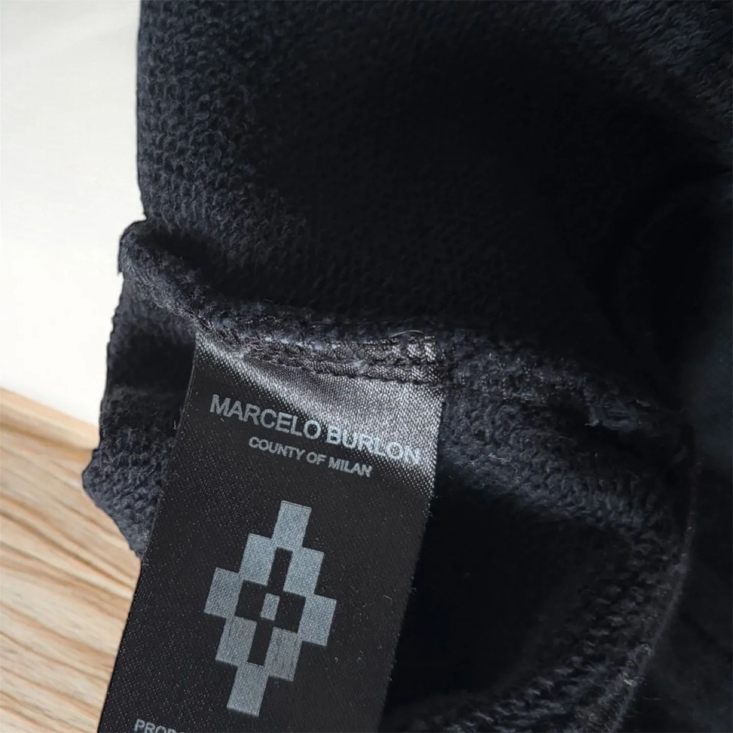 Marcelo Burlon County of Milan Black Hoodie image indicator(3)