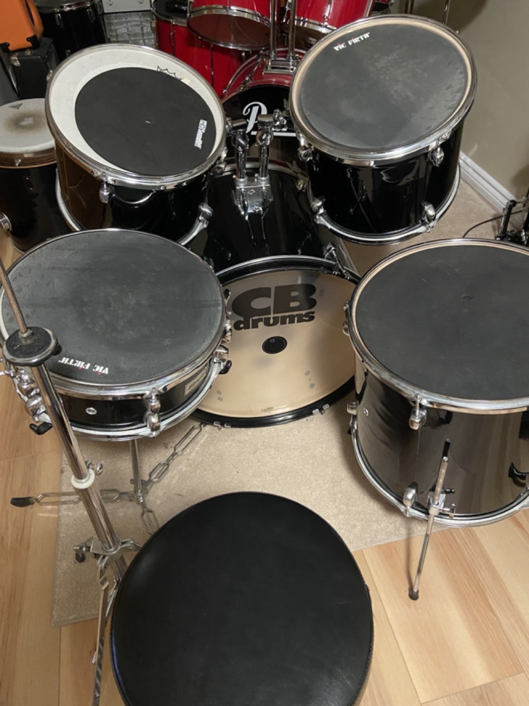 Great practice drum kit - photo 2