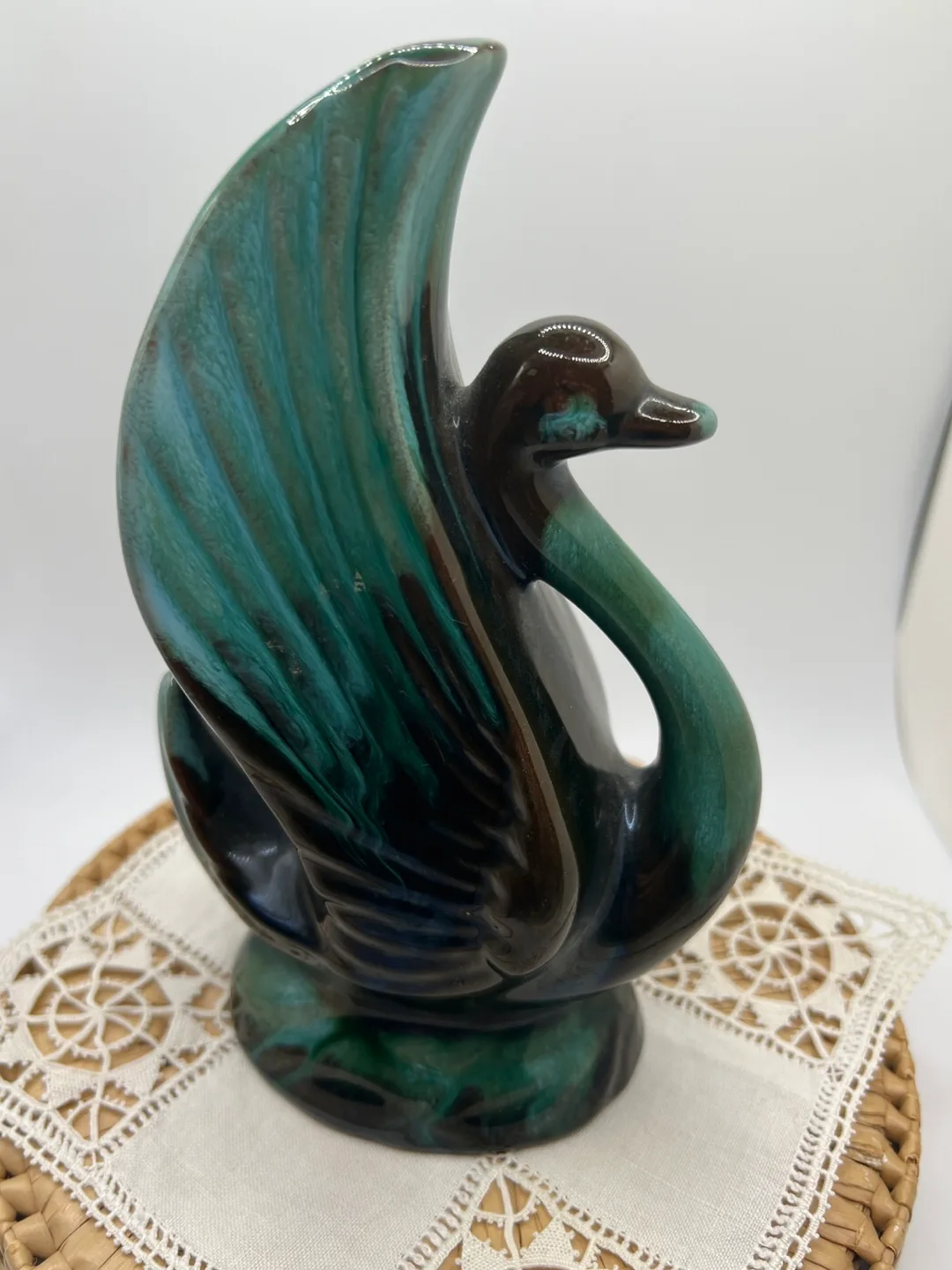 Vintage Blue Mountain Pottery Swan Vase image indicator(2)
